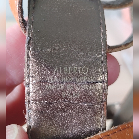 Tahari Alberto Gladiator Style Heels Size 9.5 - Picture 5 of 11